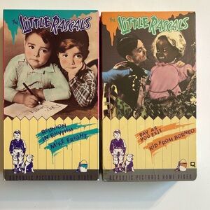 LITTLE RASCALS (1991) VINTAGE PAY AS YOU EXIT & REUNION IN RHYTHM (1989) VHS’S